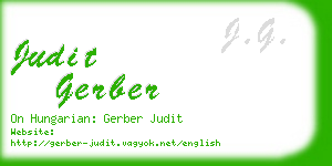 judit gerber business card